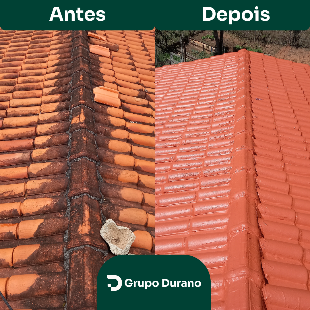 Antes e depois da aplicação do Elastimper